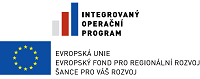 Integrovaný operační program - Evropský fond pro regionální rozvoj